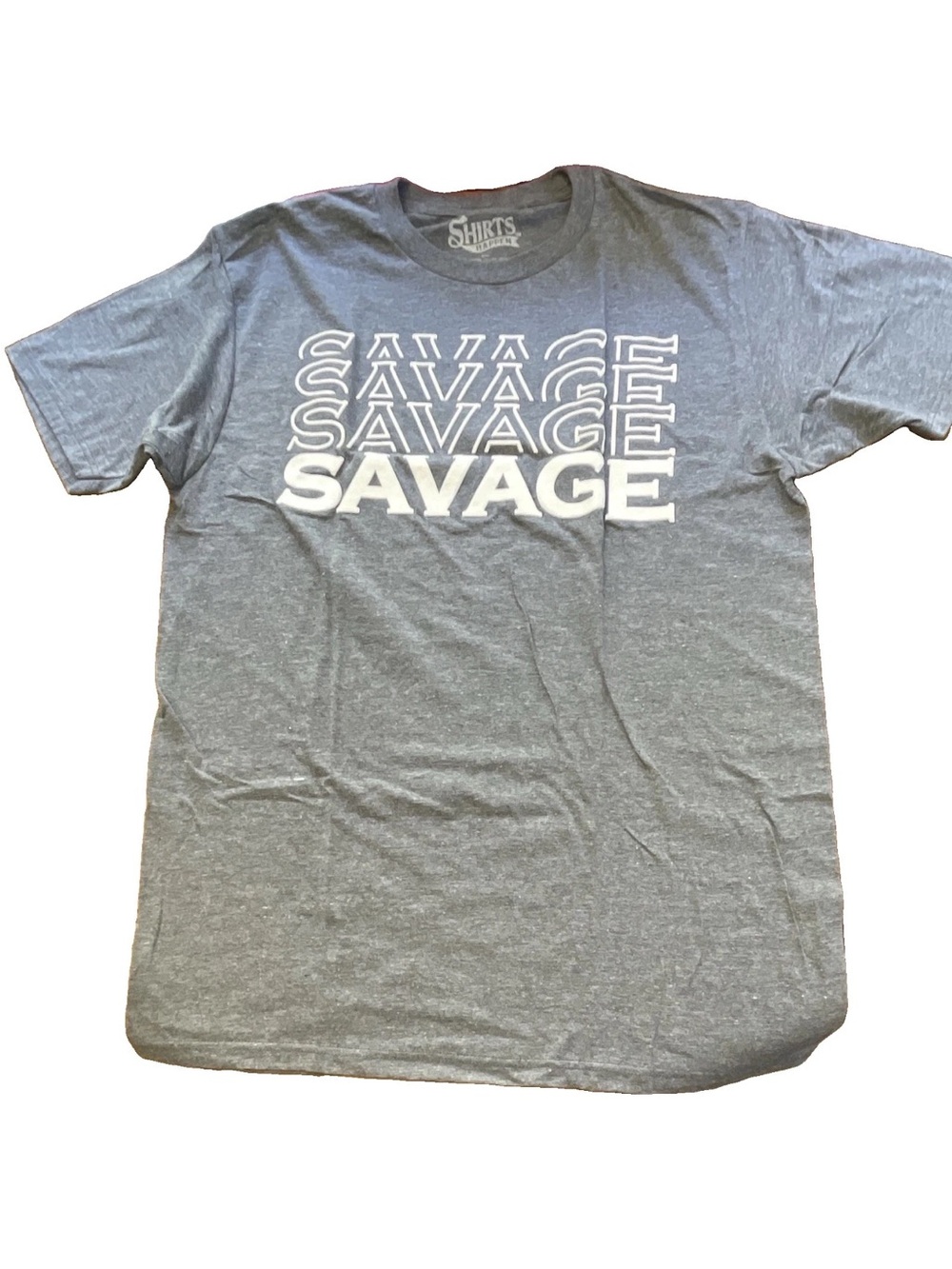 Savage Graphic Tee - Gray